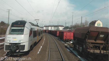 Vista dalla cabina - Trans Regio BR 460 (Germania)